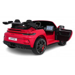 Elektrické autíčko 911 Porsche GT3 STRONG MP4 - dvojmiestne, červené